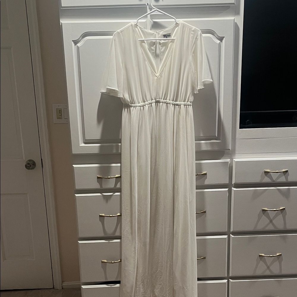 Show Me Your MuMu Cream Maxi Dress